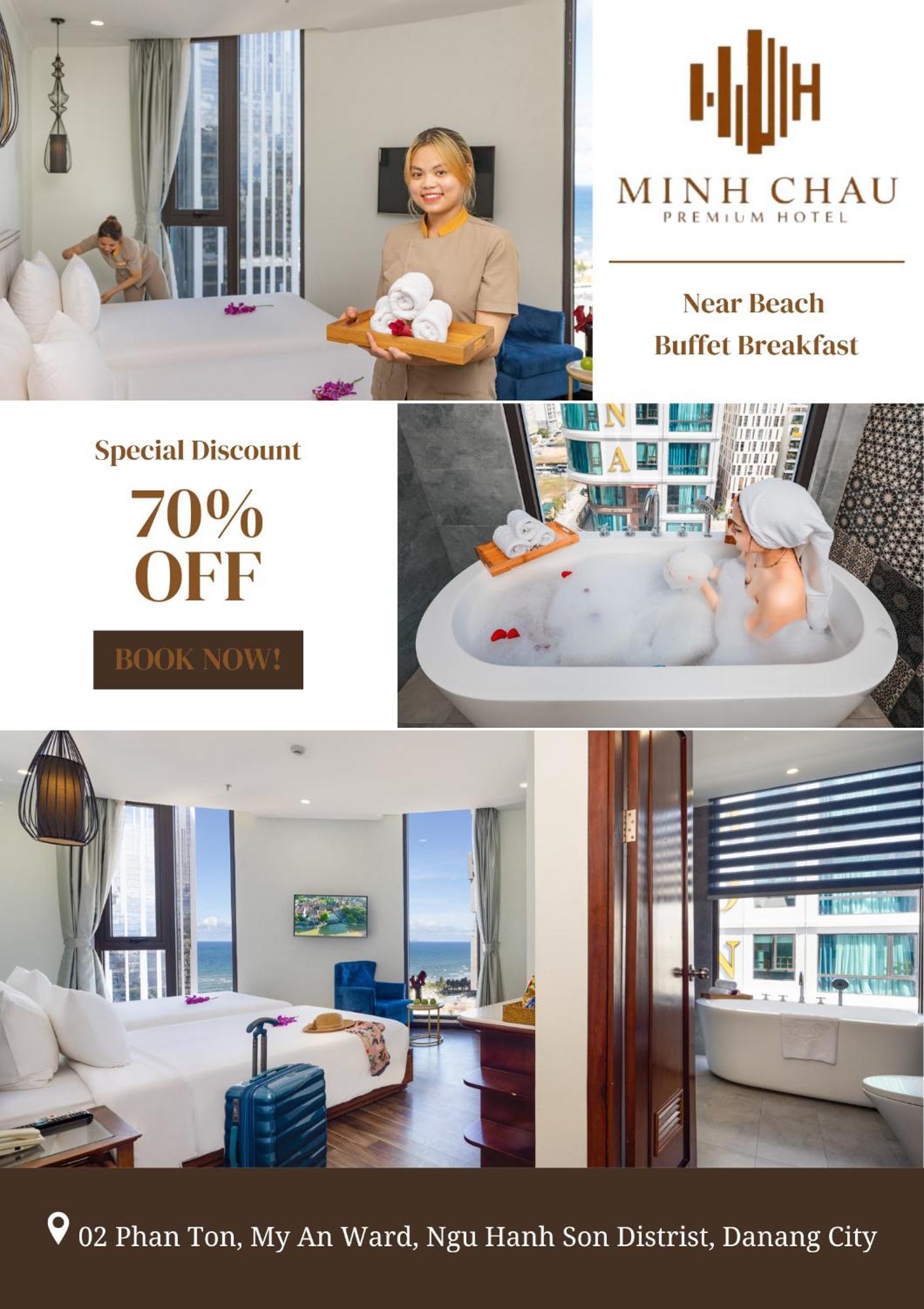 Minh Chau Premium Hotel Danang Esterno foto